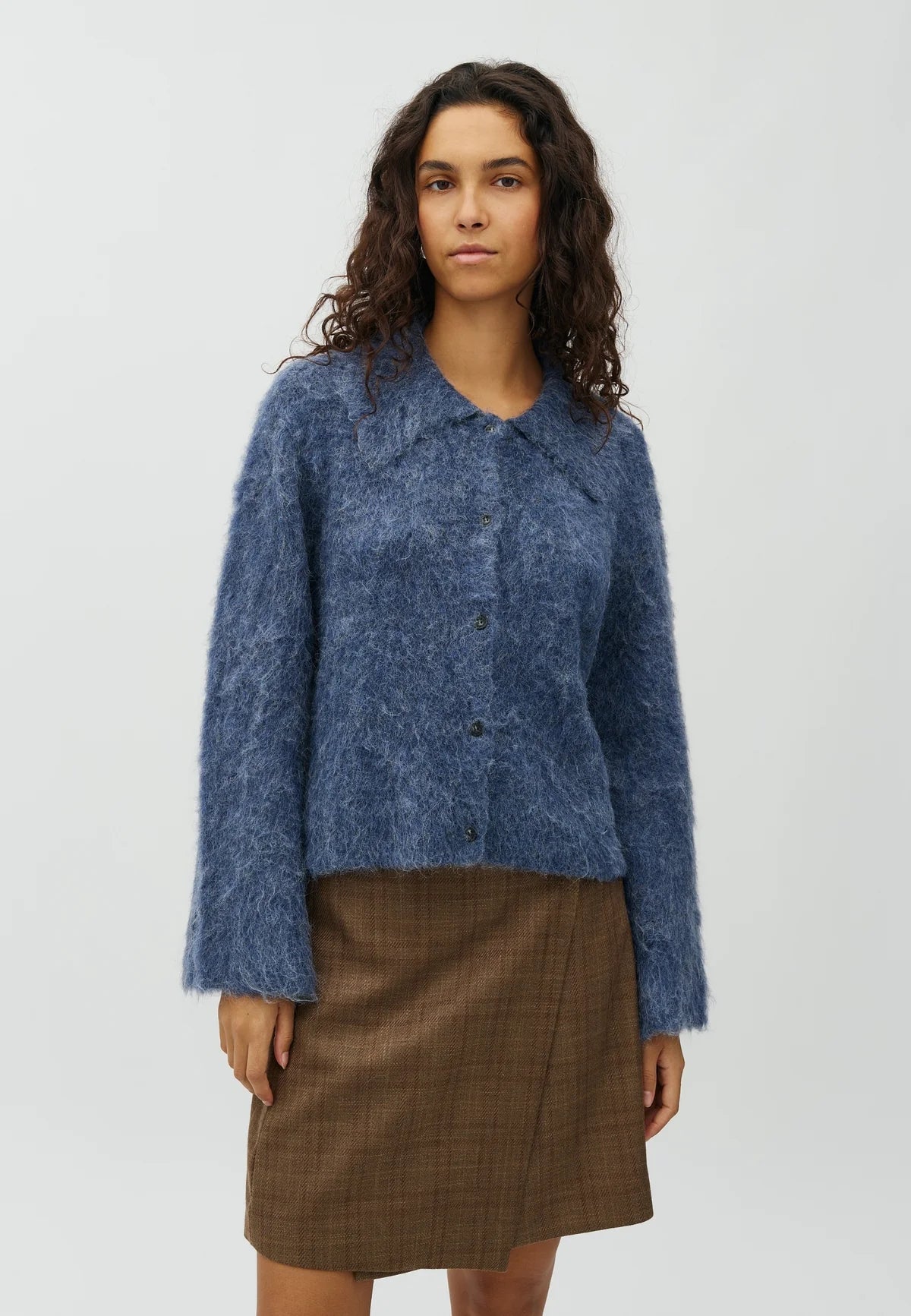 Lari-M vest light navy melange - MbyM