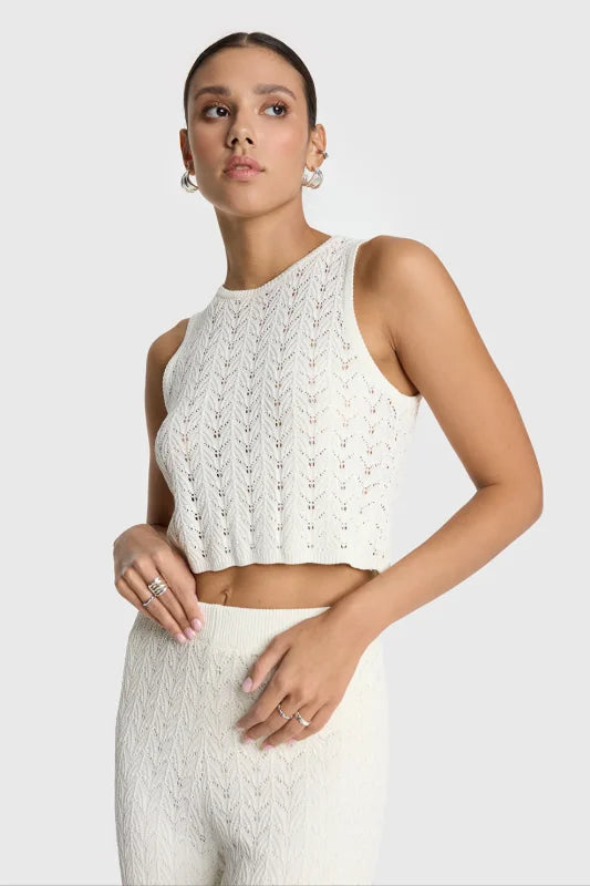 Ajour tanktop - Alix The Label Tops