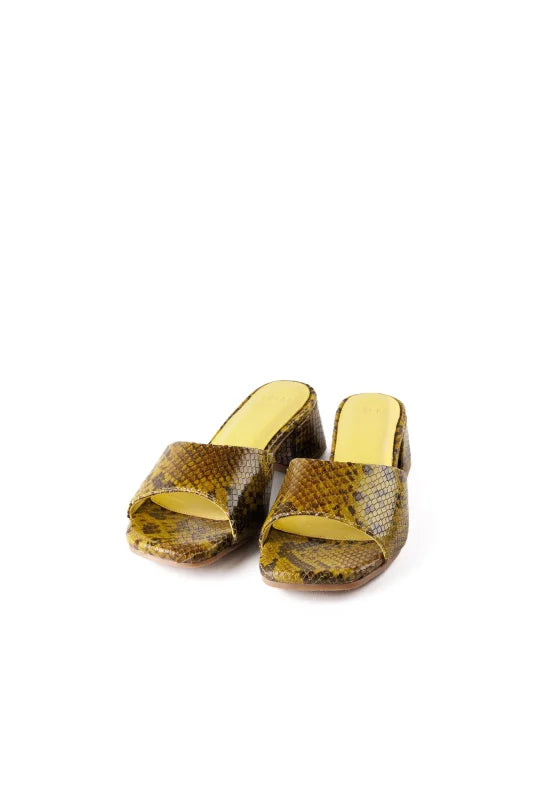 Bologna Barca Sandal Yellow - 5PM - Schoenen