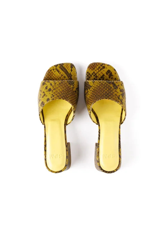 Bologna Barca Sandal Yellow - 5PM - Schoenen