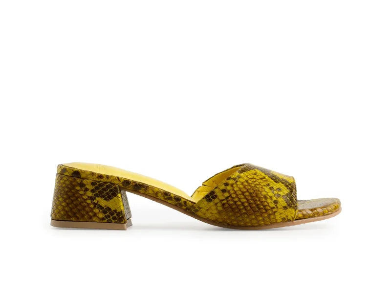 Bologna Barca Sandal Yellow - 5PM - Schoenen