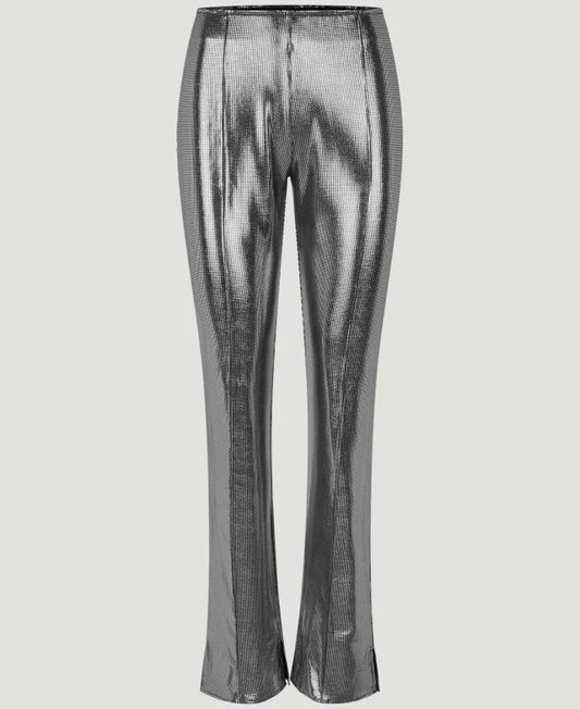 Ivetta pants silver - Notes du Nord Broeken