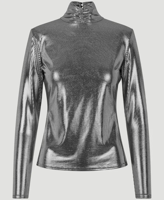 Ivetta top silver - Notes du Nord Tops
