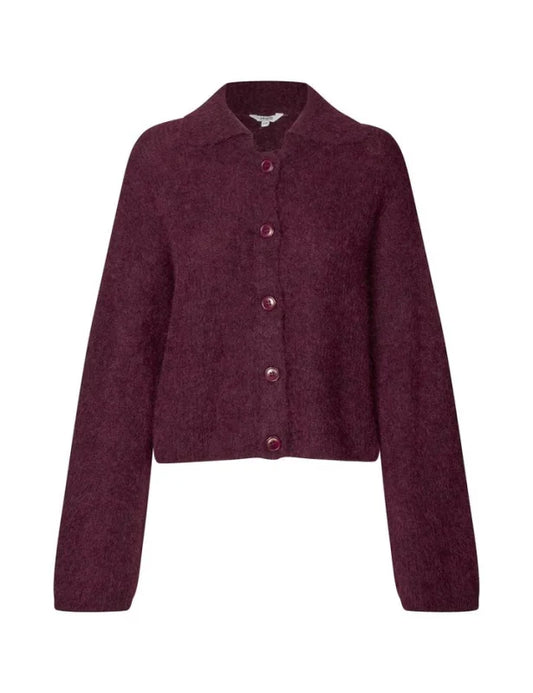 Larya-M cardigan bordeaux - Truien / Vesten