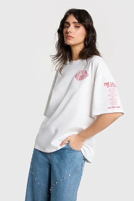Lips T-shirt - Alix The Label T-shirts