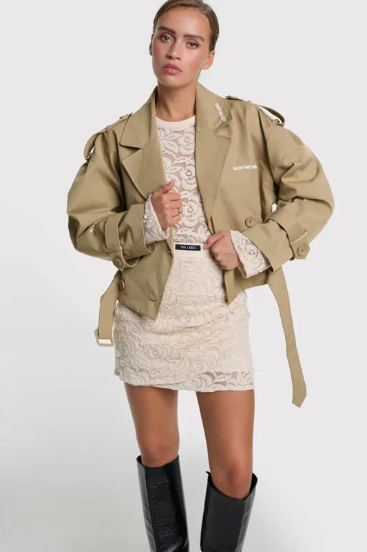 Short alix trench coat - Alix The Label Blazers / Jasjes