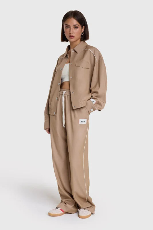 2 tone pants - Alix The Label Broeken