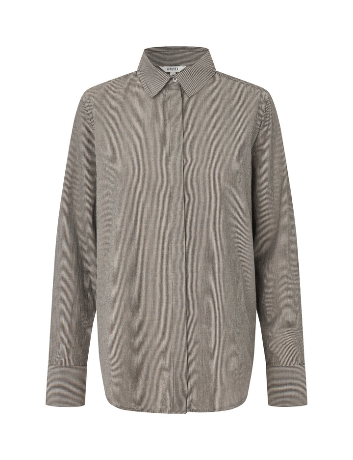 Dalinna-M shirt java stripe - MbyM