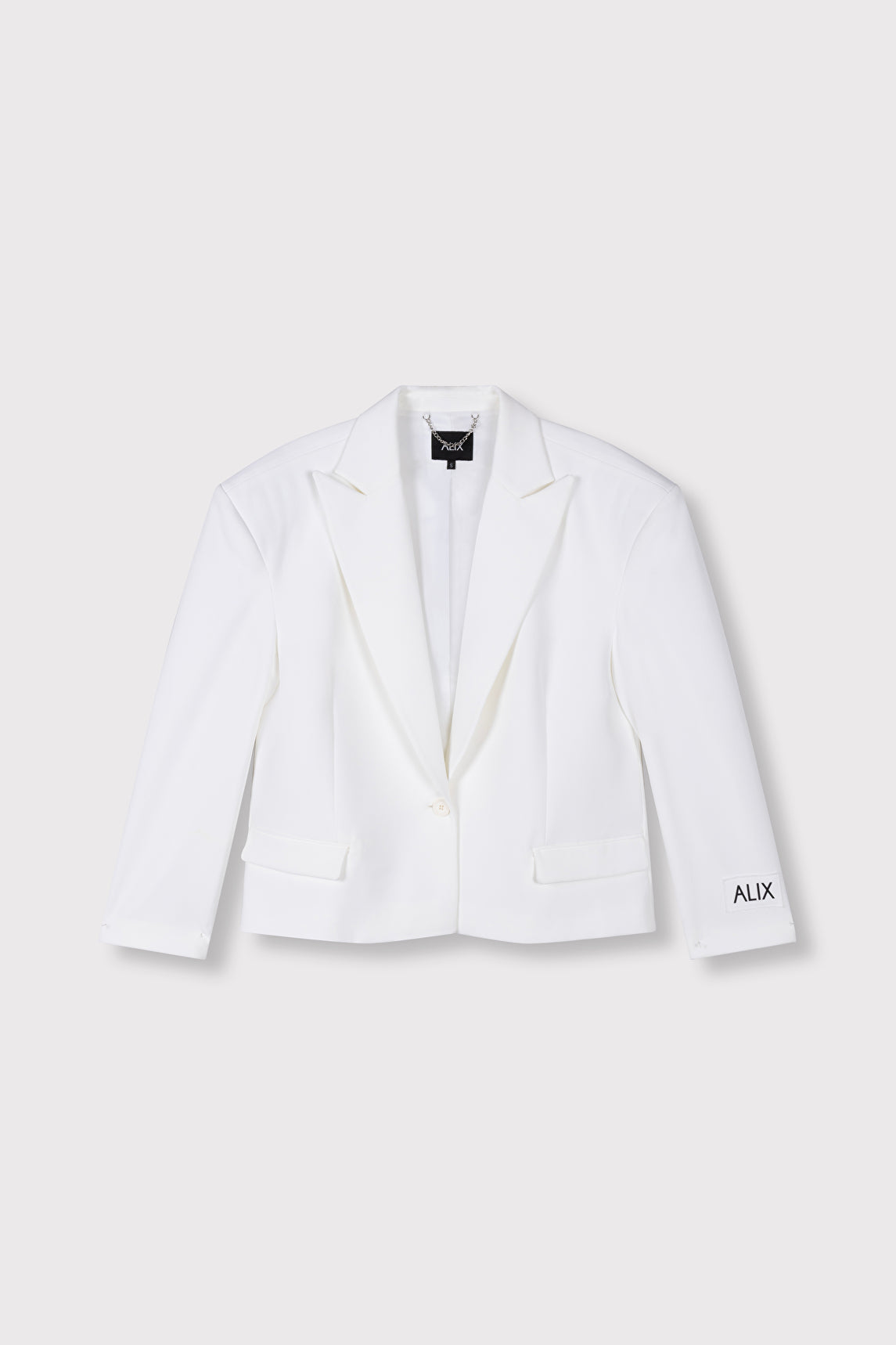 Oversized twill blazer - Alix The Label