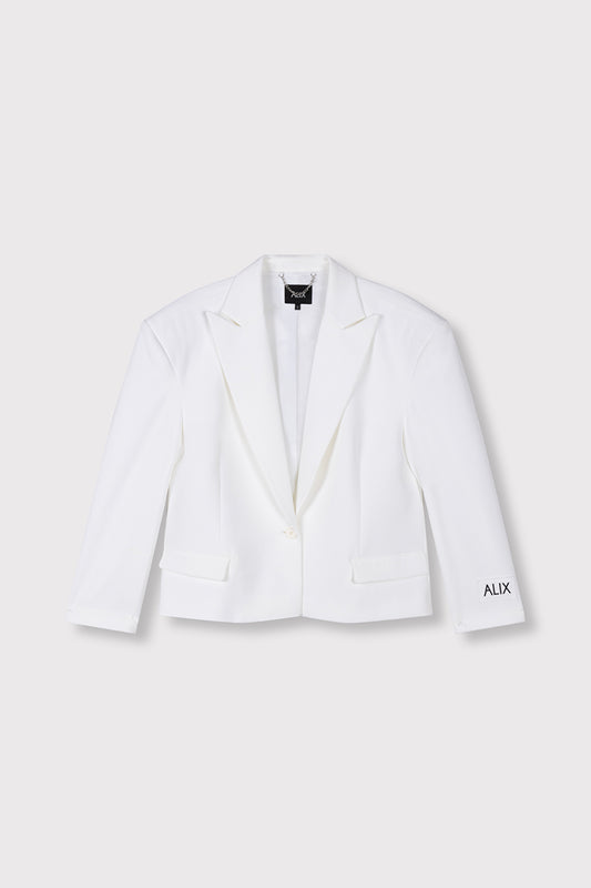 Oversized twill blazer - Alix The Label