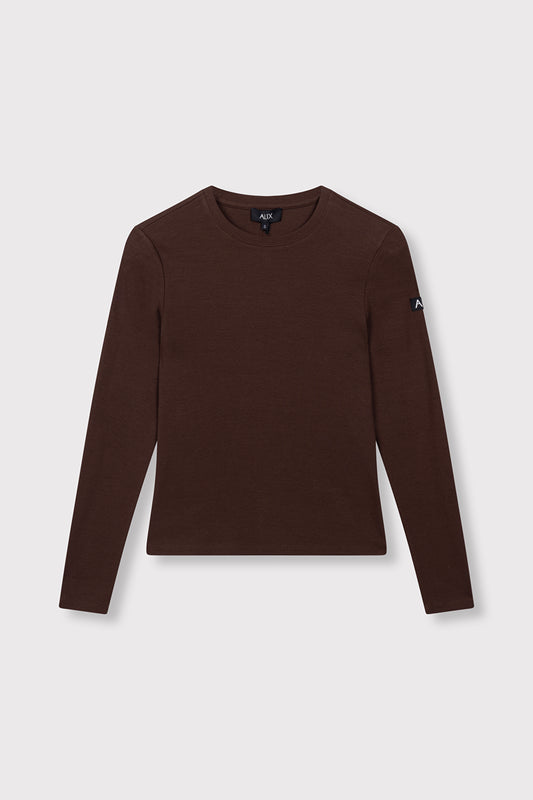 Rib longsleeve t-shirt - Alix The Label