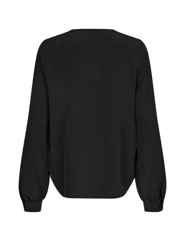 Bimala-M Blouse black - Blouses