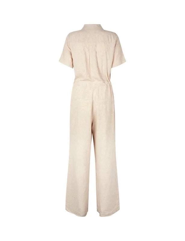 Carello-M Jumpsuit beige - Jumpsuits