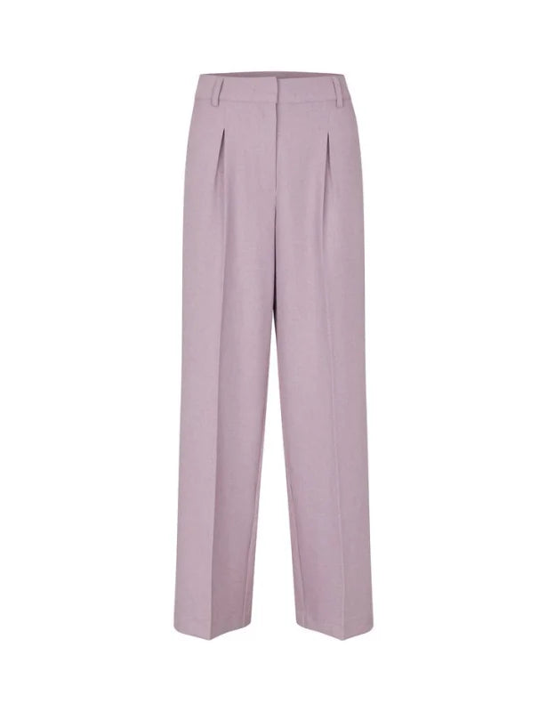 Cristiana long-M pants purple - Broeken