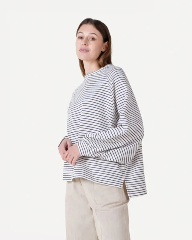 Flori stripe sweat - Another Label Truien / Vesten
