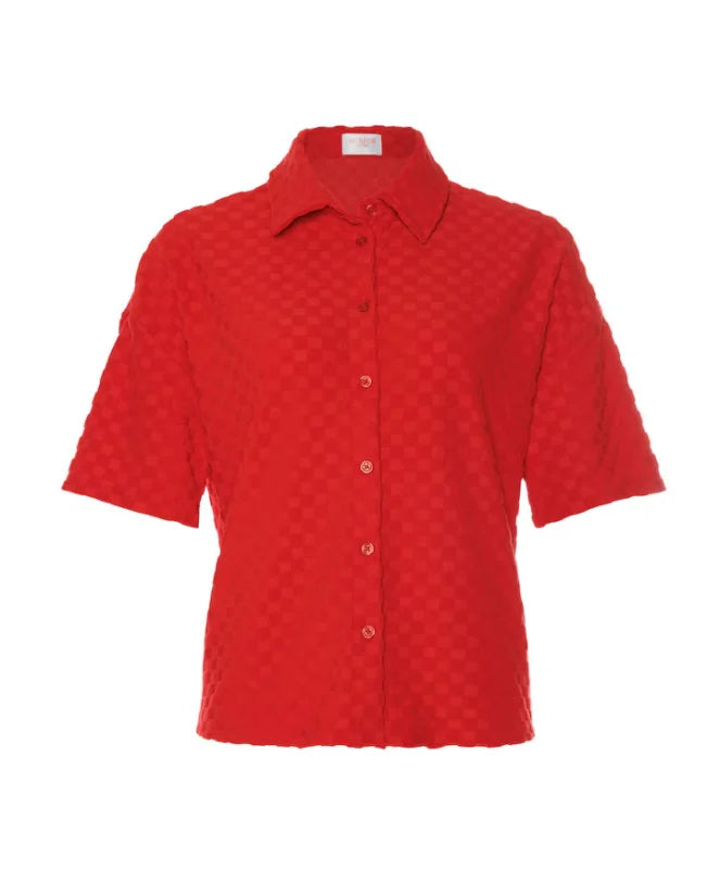 Indy blouse red - The Lola Club Shorts