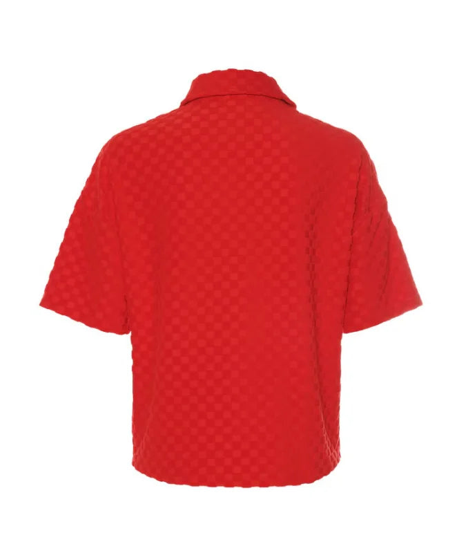 Indy blouse red - The Lola Club Shorts