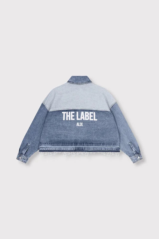 Ladies woven mix denim blouse - Alix The Label Blouses