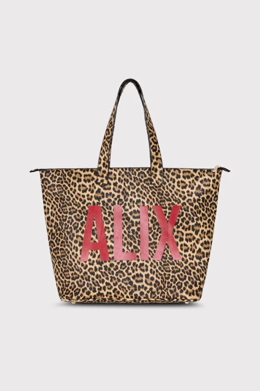 Leopard alix shopper - Alix The Label Accesoires