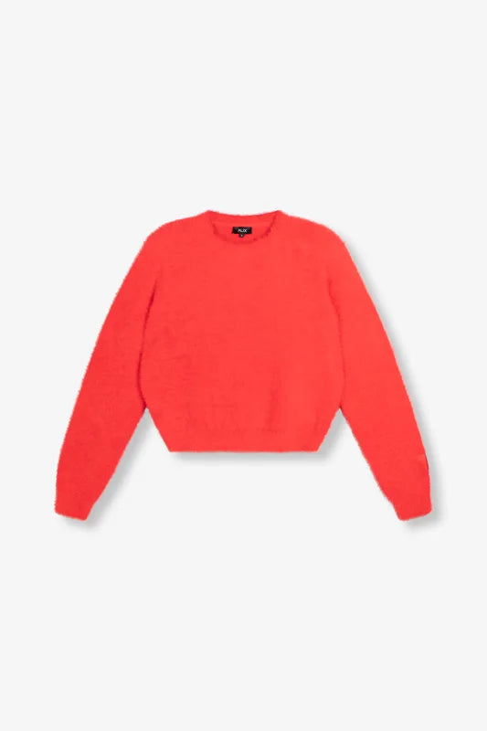 Mohair look pullover red - Alix The Label - Truien / Vesten