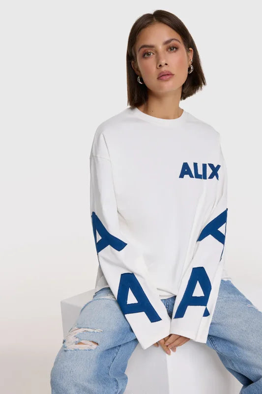 Patch longsleeve t-shirt - Alix The Label T-shirts