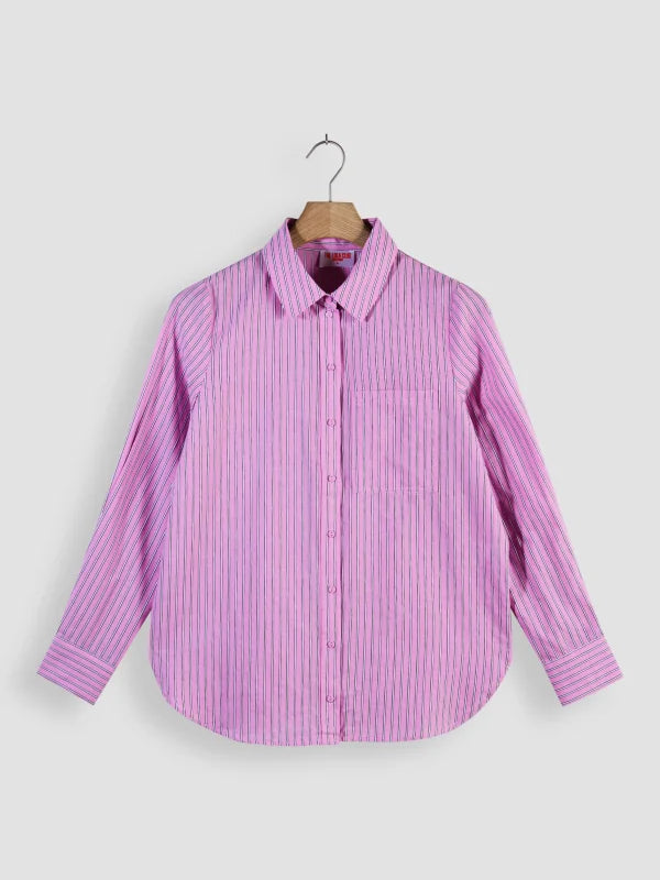 Poppy blouse pink - The Lola Club - Blouses