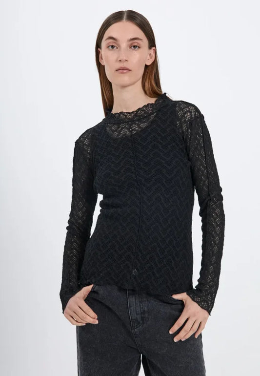 Rosalina top black - Tops