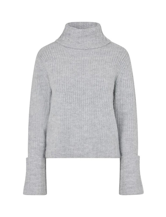 Serine-M knit grey - Truien / Vesten