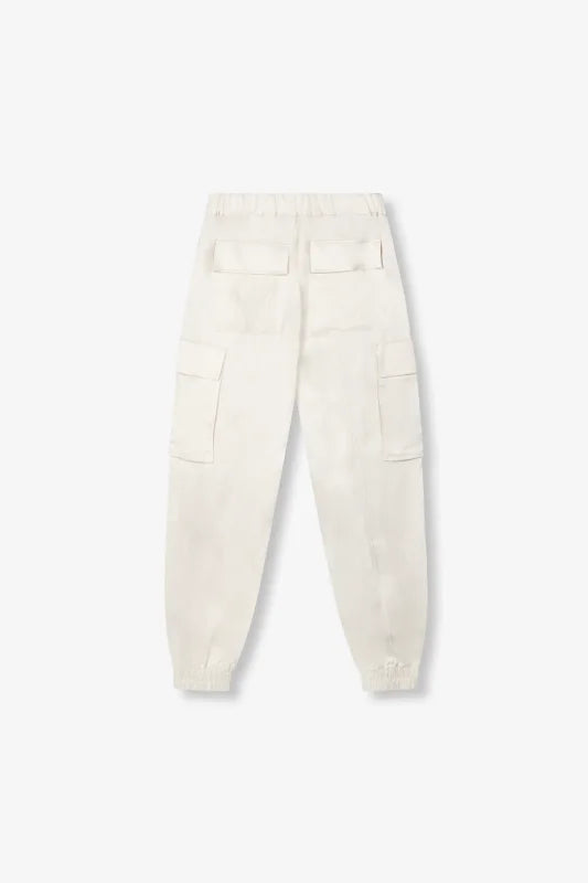 Twill cargo pants ecru - Alix The Label - Broeken