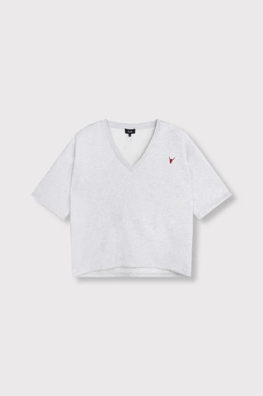 V-neck shortsleeve sweater - Alix The Label Truien / Vesten