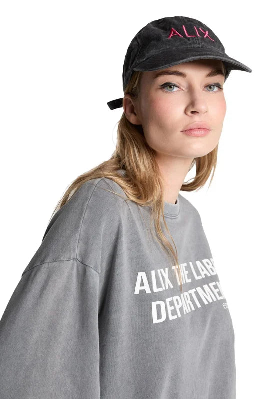 Washed sweater grey - ALIX The Label - Truien / Vesten